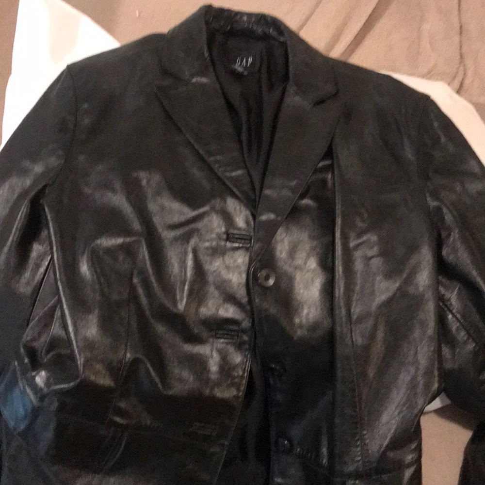 Gap leather jacket